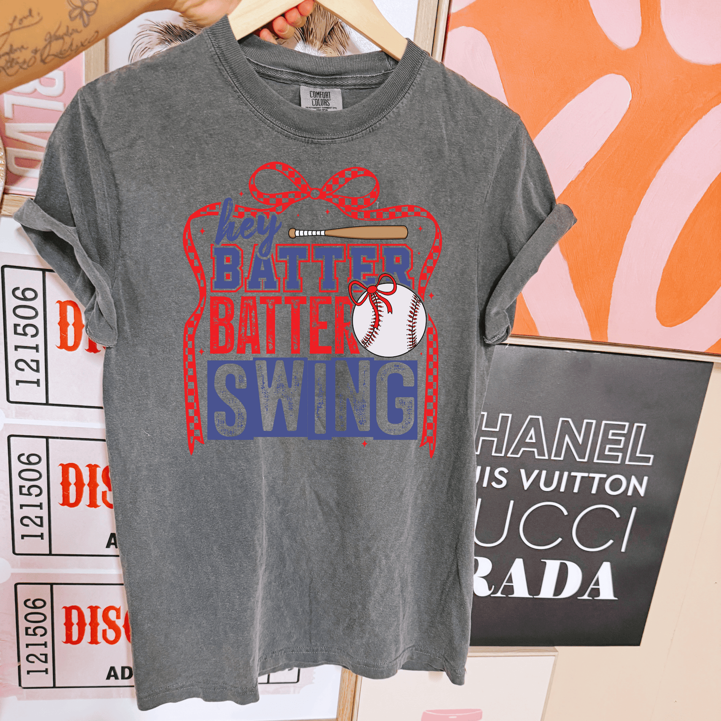 Hey Batter Graphic Tee
