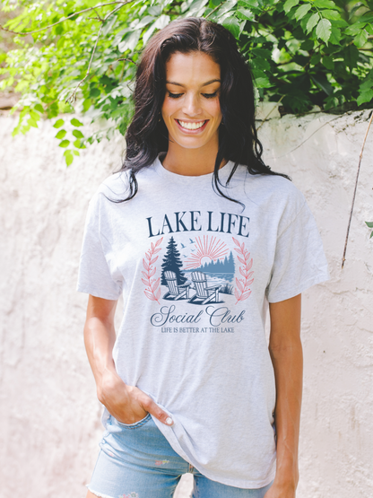 Lake Life Social Club Summer Graphic Tee