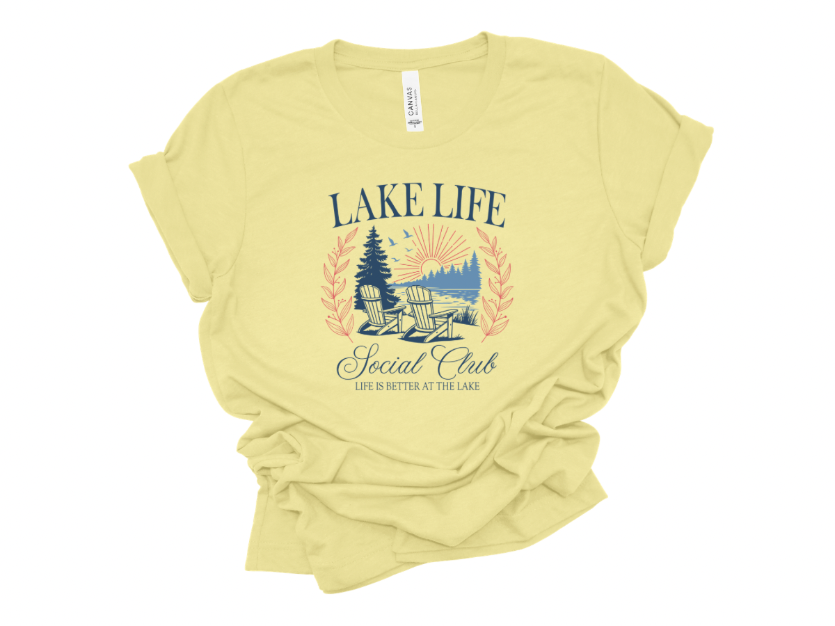Lake Life Social Club Summer Graphic Tee