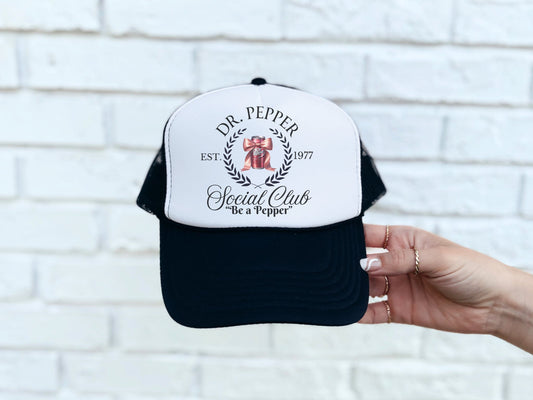 Dr Pepper Social Club - trucker hat
