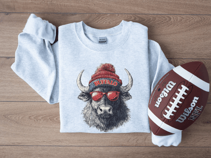 Vintage Buffalo Football Graphic Crew