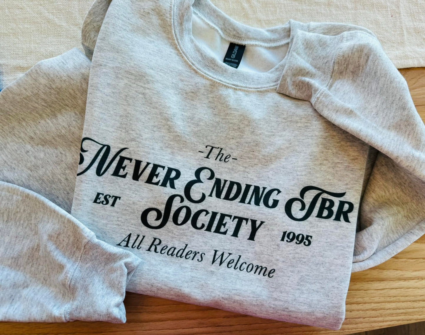 The Never Ending TBR Society Graphic Sweatshirt