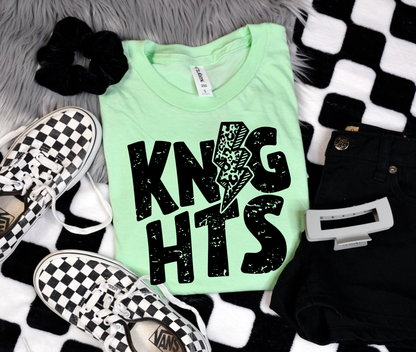 Knights Checkered Bolt Graphic Tee