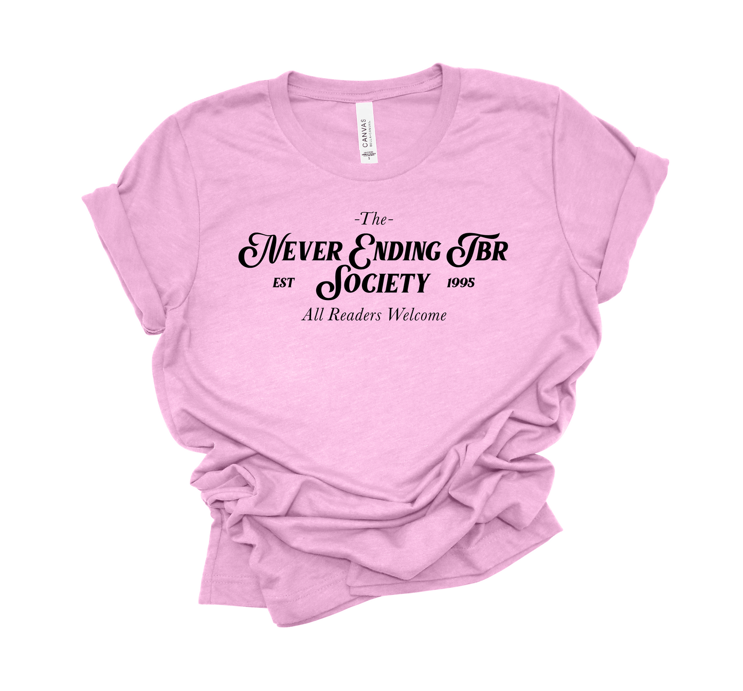 The Never Ending TBR Graphic tee