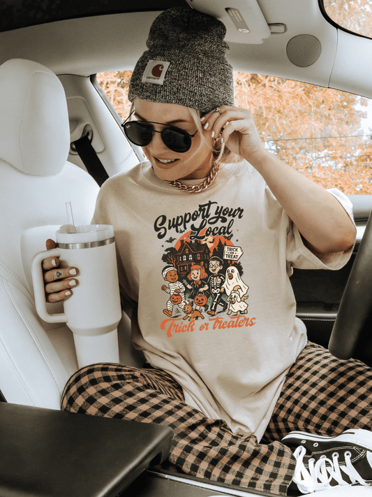 Support Your Local Trick Or Treaters Graphic Tee