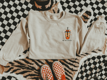 Pumpkin On The Rocks Graphic Sweatshirt