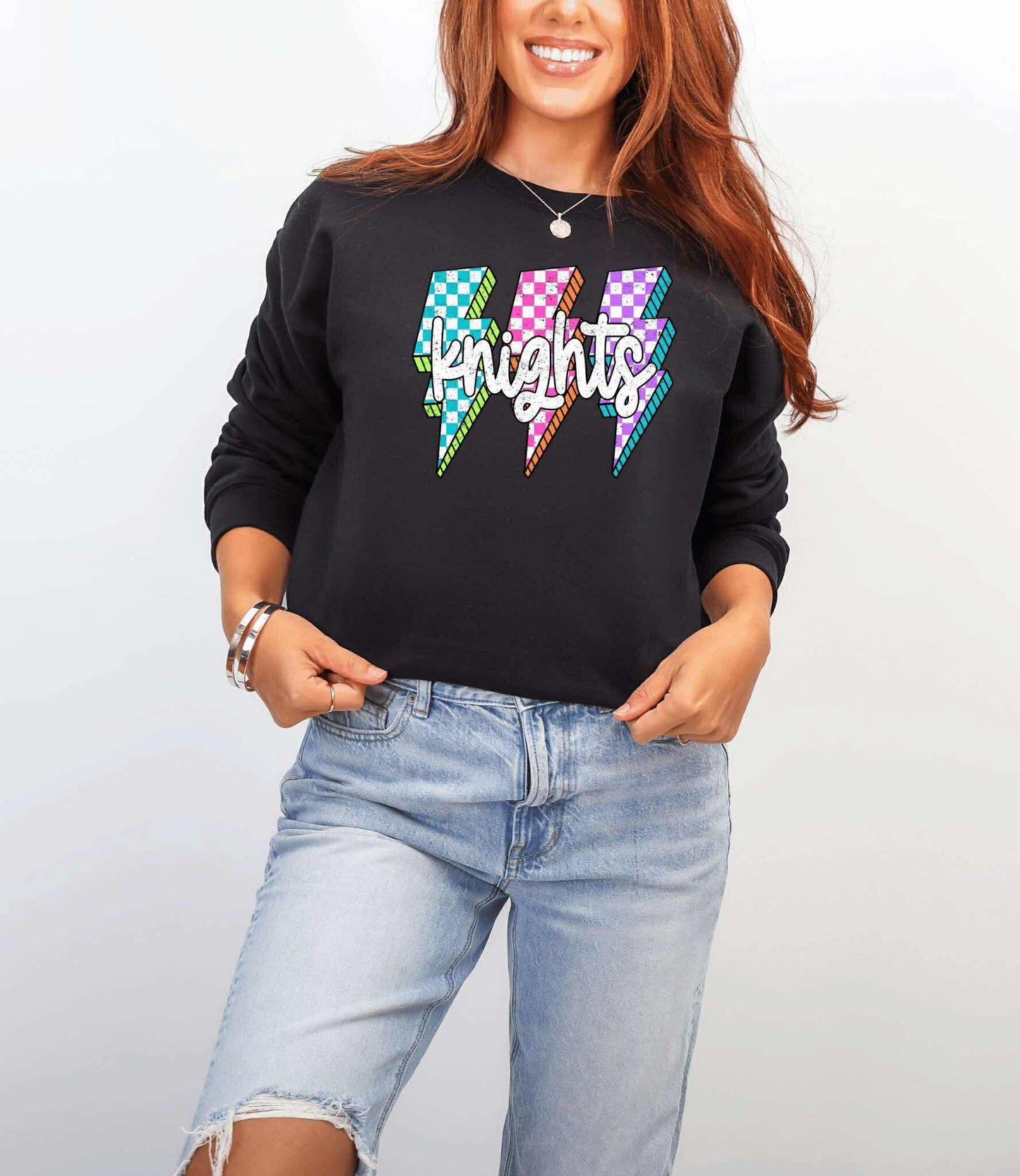 Neon Knights Graphic Sweatshirt