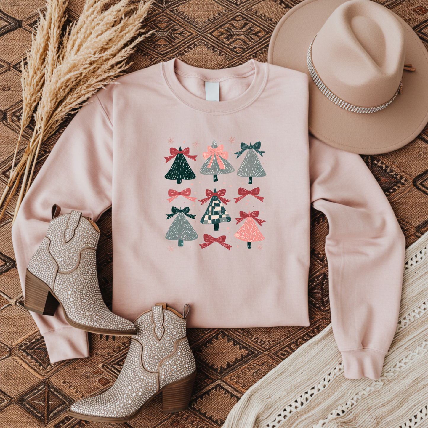 Bow-tied Graphic Sweatshirt