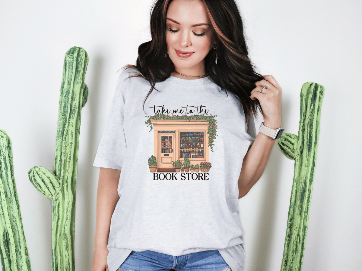 Take Me To The Book Store Graphic Tee
