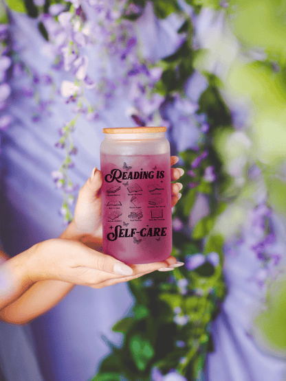 Reading Is Self Care Frosted Can