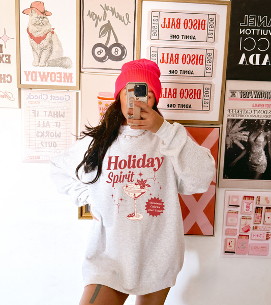 Holiday Spirit Graphic Sweatshirt