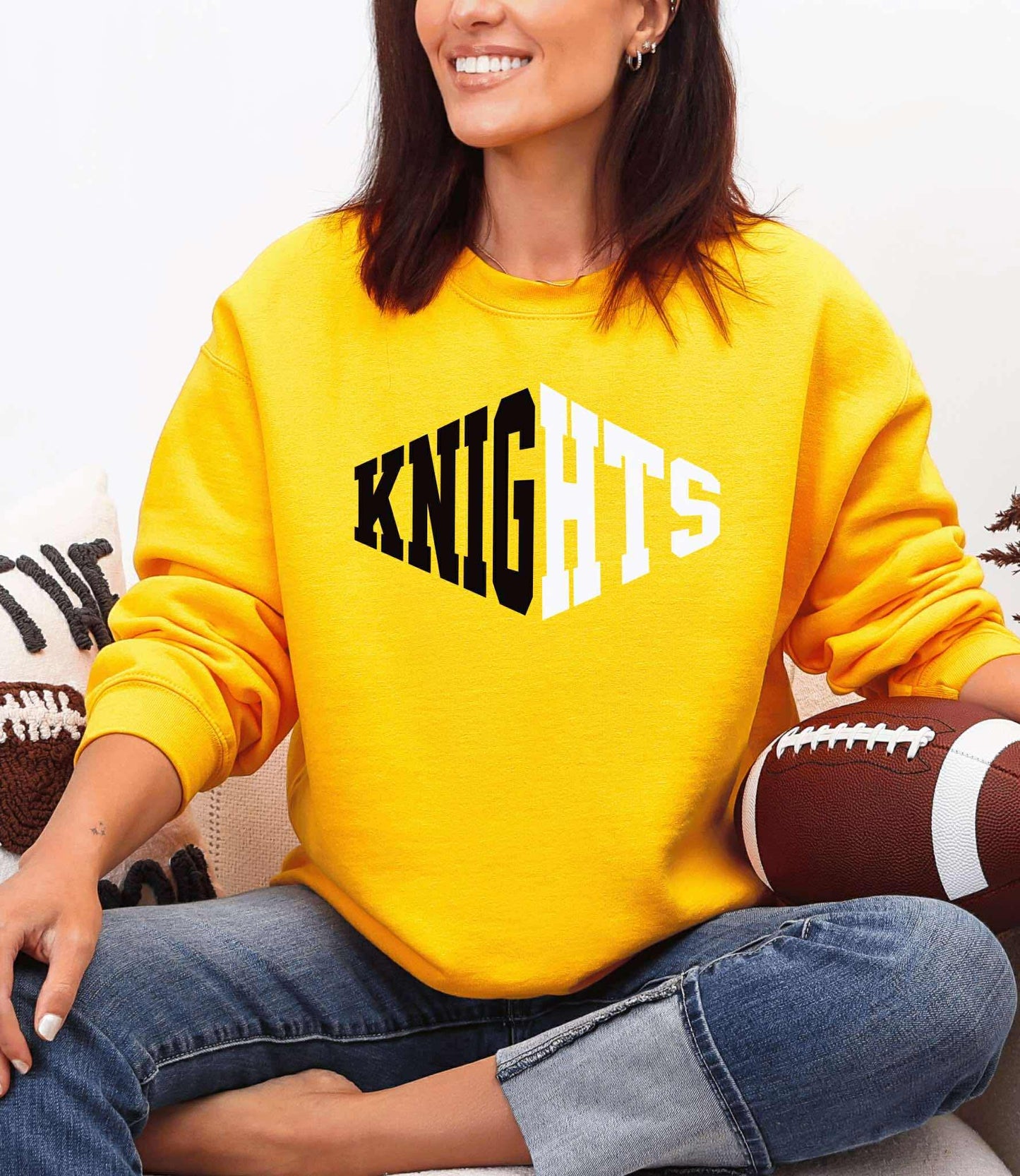 3D Knights Graphic Sweatshirt