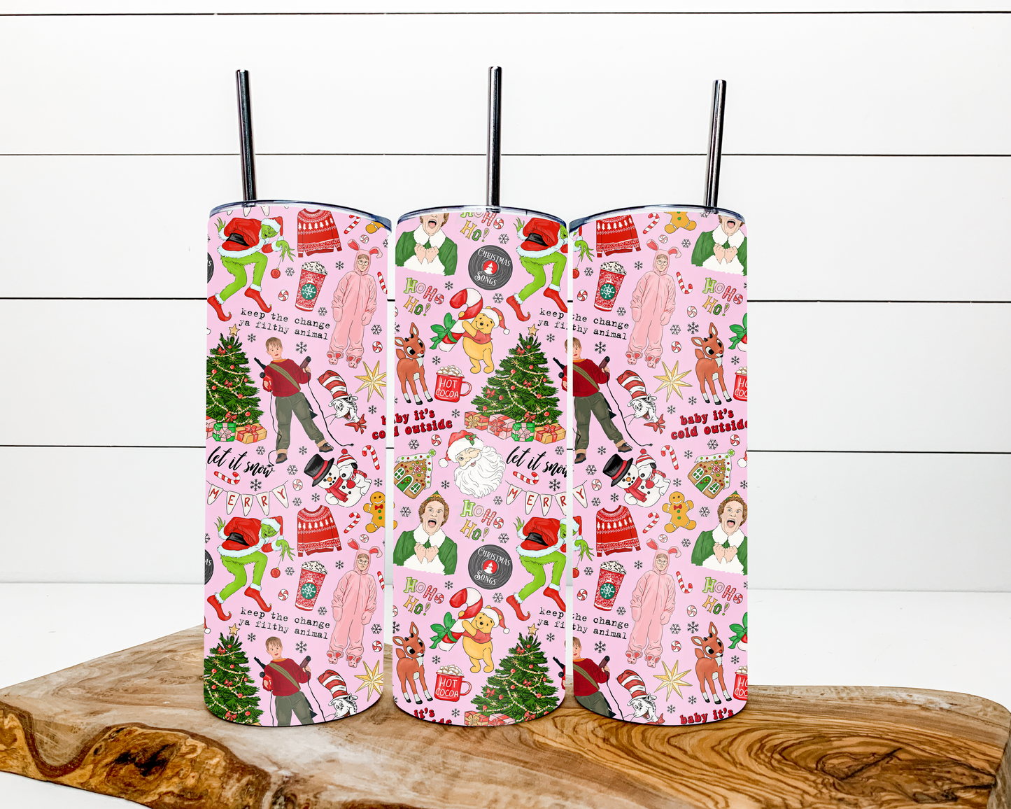 Holiday Classics Collage Tumbler