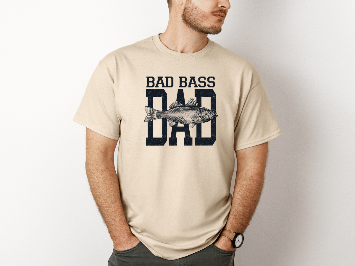Bad Bass Dad Graphic Tee