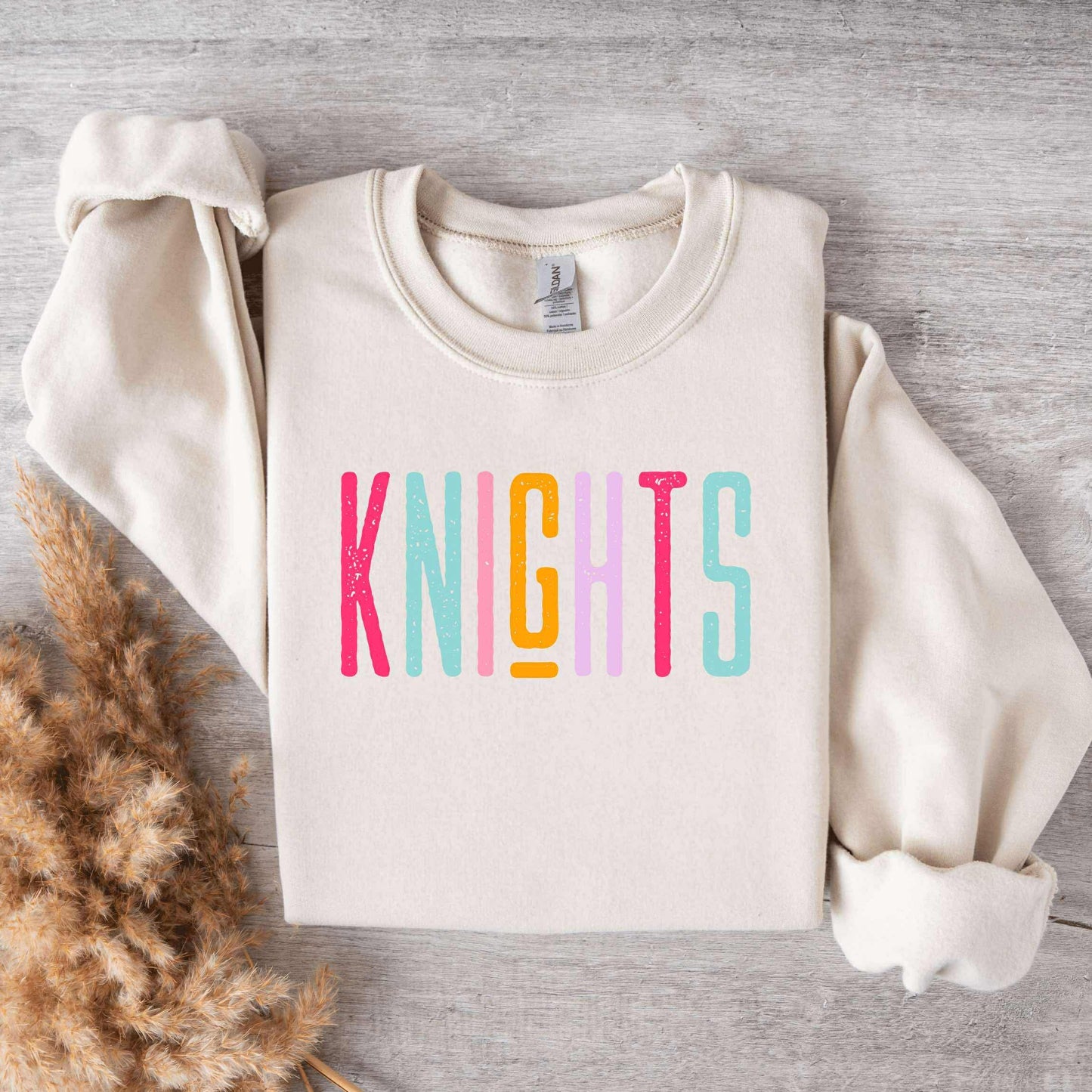 Retro Knights Graphic Sweatshirt