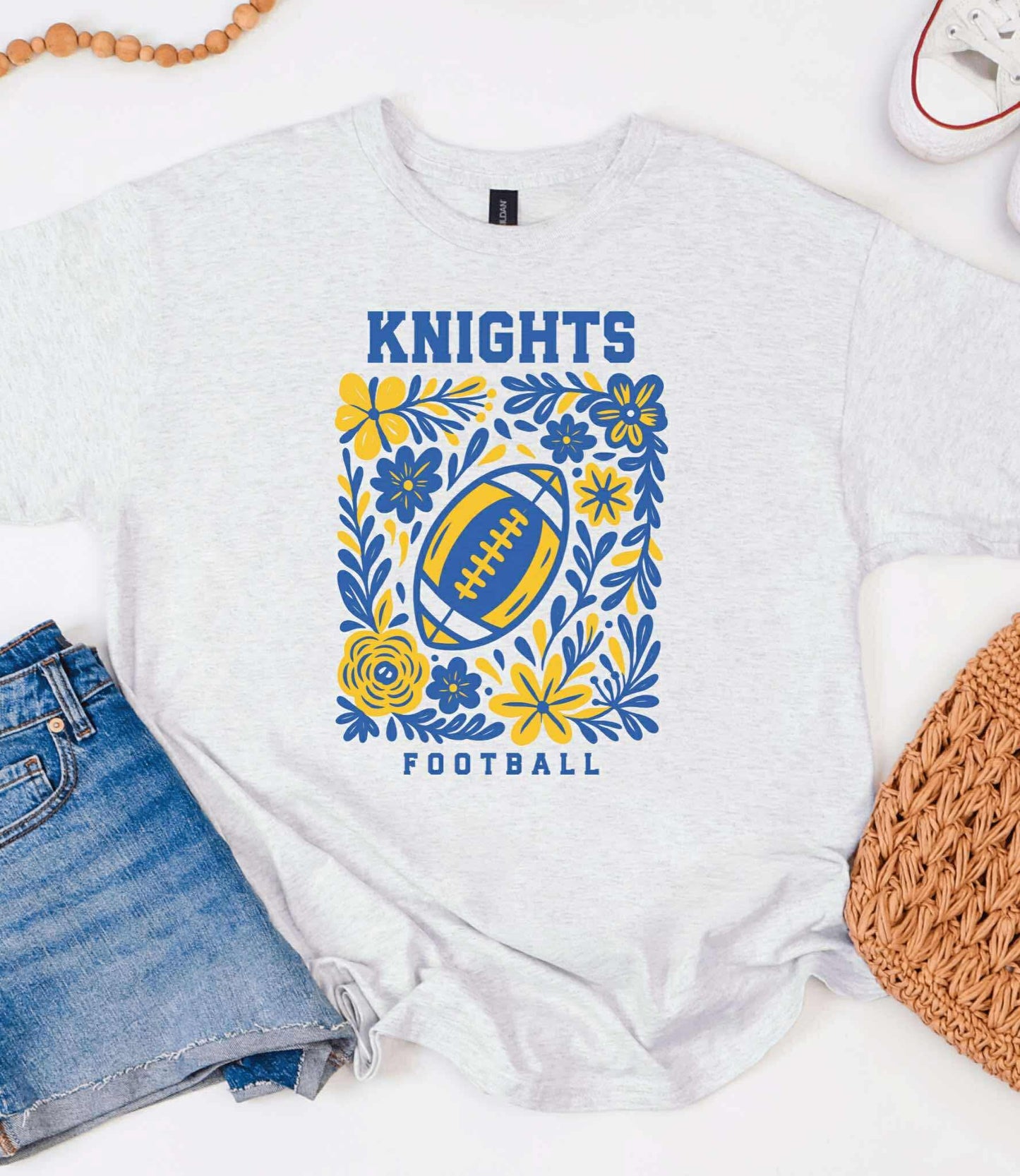 Knights Floral Graphic Tee