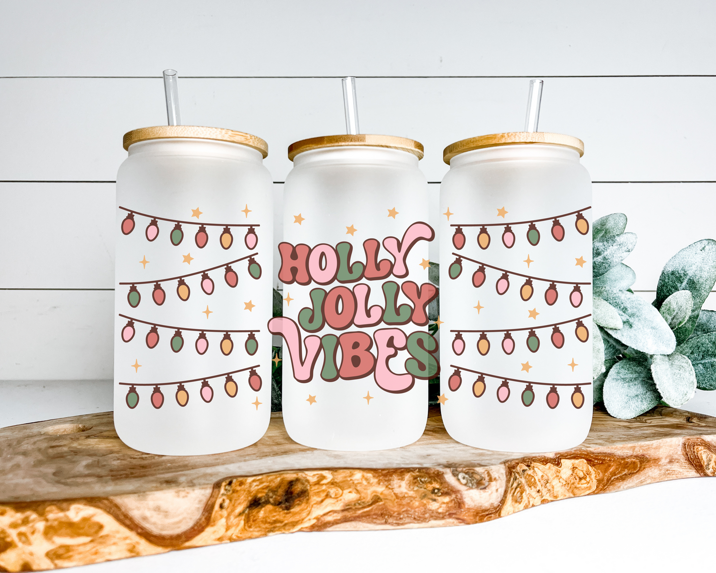 Holly Jolly Vibes Frosted Can